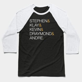 The Death Lineup Stephen Klay Kevin Draymond & Andre Funny Baseball T-Shirt